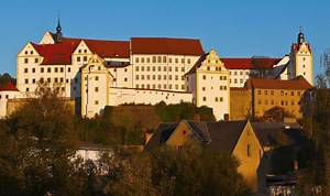 Bernard Hepton plays the Kommandment in Colditz