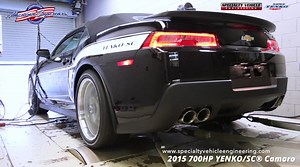 Flashback Friday to 2015 and a beautiful black convertible 700HP YENKO/SC® Camaro on our dyno! Enjoy! #SpecialtyVehicleEngineering #hamburgerssuperchargers #Yenko #Camaro #700HP #FlashbackFriday #FridayVibes #tgif #convertible #collectible #automotive | Specialty Vehicle Engineering, Inc.