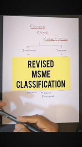 Revised MSME Classification #finance #credit #banking #creditanalysis #onlinelearning | Banking Credit Analysis Process