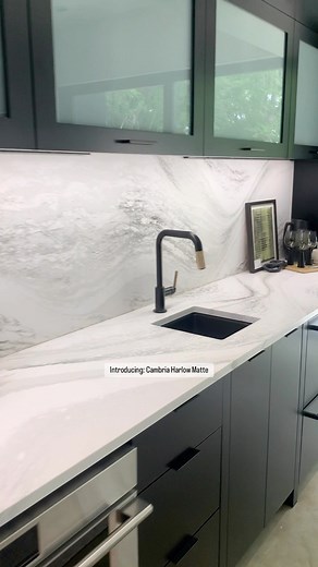 We had the pleasure of installing this hot new design for our friends at C2S. Harlow in a Matte finish was the perfect selection for their modern home that landed on the Artisan Home Tour. Let the swooning begin.  #quartzcountertops #countertopinstallation #barcountertops #kitchencountertops #customhome | Select Surfaces | Facebook