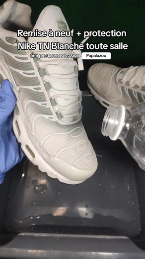 Nettoyage complet d'une Nike TN Blanche