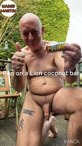 Poo 💩 on a Lion Coconut bar 😂 😋