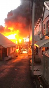 Currently there is a massive fire in the town of St George. Firefighters are currently on the scene. Once we get more information we will share. | Explore Carriacou and Petite Martinique