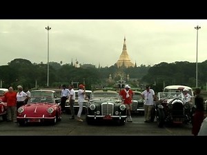 Classic car enthusiasts flock to Myanmar for road trip