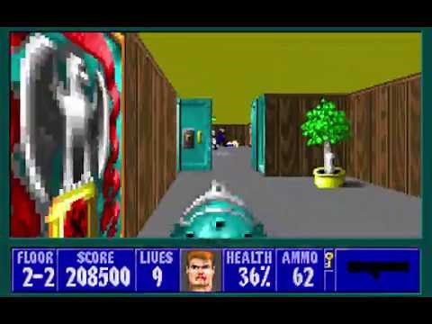 Wolfenstein 3D: The Second Encounter (DOS) Full Playthrough/Jeu Complet à Travers