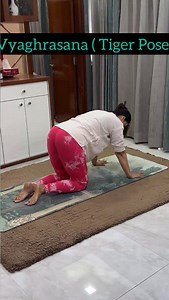 5.3K views · 117 reactions |  Benefits of Vyaghrasana  (Tiger Pose)...