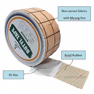 [Hot Item] China Manufacture Strong Adhesion Roofing Leakage Tape Butyl Tape Seal Tape for Roof Pipe Repair with CE (JC/T942-2004)