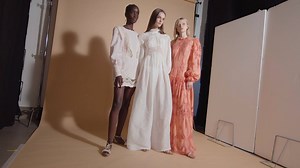 Behind the scenes of Alberta Ferretti Spring Summer 2021 Fashion Show. Discover more on www.albertaferretti.com. | Alberta Ferretti