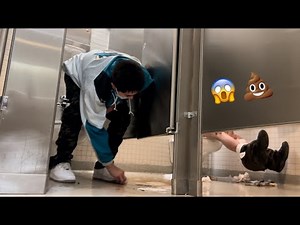 Fake Poop Prank In Public Bathrooms (They Were So Shocked!!)