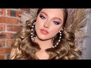 Curls with a middle parting🔥