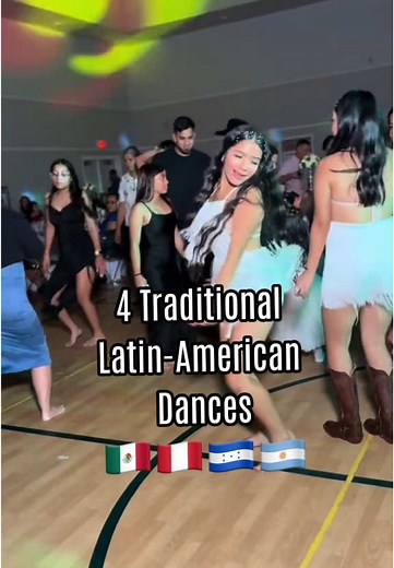 4 Traditional Latin American Dances| #fyp #mexico #dance #guatemala #fy #traditional #honduras #viral #usa_tiktok #fyp #🇲🇽 #fy
