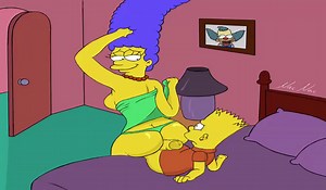 cartoon porn simpsons porn marge fuck his son bart