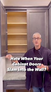 7.9K views · 55 reactions | Hate When Your Kitchen Cabinet Doors Slam Into the Wall? Just Do This! PROBLEM SOLVED! Easy DIY Check out our products. #diy #viral #kitchen #gadgets #hacks #reels #trending #featureddesign | Interior Trend Inc. | Facebook