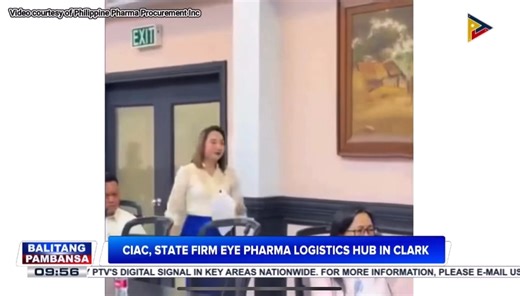 #BalitangPambansa | CIAC, state firm eye pharma logistics hub in Clark | PIA-Tarlac