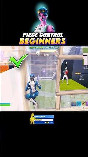PIECE CONTROL MAP FOR BEGINNERS🚸✅ #fortnitepractice #fortnitebeginner #piececontrol