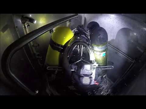 Solo Rescue® decontaminating Interspiro® Incurve. The result is decontaminated and clean SCBA.