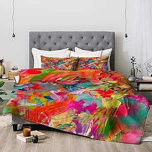 Deny Designs Stephanie Corfee Thats Hot Comforter Set with Pillow Shams, King, Multi