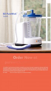 The all-new PureWick™ Flex Female External Catheter–now available with a redesigned wick. Order now and save 10% on a Starter Set with Battery. The PureWick™ Flex Female External Catheter is intended for non-invasive urine output management in adult users with female anatomy, for conditions such as urinary incontinence. Contraindications: Users with urinary retention. Warnings: The PureWick™ Flex Female External Catheter is designed for single-use only. To avoid potential skin injury, never push