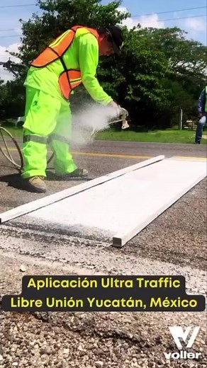 Gracias a la SICT y AMIVTAC de Yucatán por su convocatoria, confianza y participación en la aplicación para probar Ultra Traffic en el tramo México 180, 97675 Libre Unión, Yuc., México. #Voller #UltraTraffic #SICT #AMIVTAC #Yucatán #VollerTráfico #PinturasVoller #GrupoSánchez | Voller Pinturas y Recubrimientos