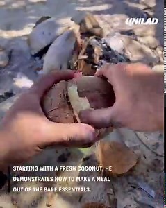 This is how you enjoy escargot a la coconut 🐌🥥 | UNILAD