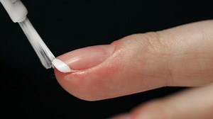 Manicurist Applying White Nail Polish French: стоковое видео (без лицензионных платежей), 1054436921 | Shutterstock