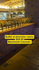 Hey everyone This was dinner buffet Ameristar Casino Resort Spa Black Hawk. Is $58.99 and comes with a pound of crab legs. I have had this buffet now 2 times and I didnt like it too much compare to monarch casino buffet. Ameristar had less selection and the food was not that good. Both times I had the food was kind of luke warm and not hot. The price is almost same as monarch buffet but at monarch you get a lobster. Ameristar if you are reading this the buffet needs makeover. More selection in c