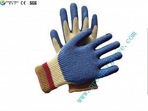 [Hot Item] 10 Gauge Kevlar/Aramid Liner Cut & Heat Resistance Latex Coated Safety Cut Resistance Glove