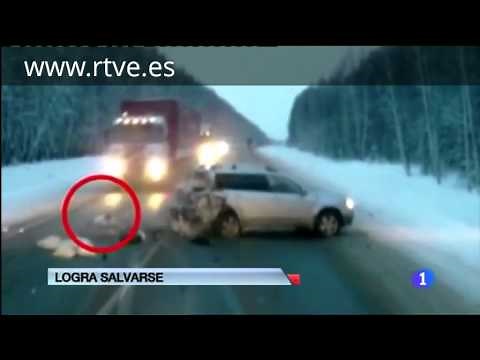 Espectacular accidente en Rusia