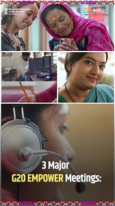 #G20 Empower Meetings across 🇮🇳 #NariShakti is taking the helm in the world's development journey, shifting the narrative from 'Women's development' to 'Women-led development.'👩‍💼 🎥Watch this to know more about #G20Empower meetings held so far👇 #G20India G20 India Anurag Thakur Dr.L.Murugan Press Information Bureau - PIB, Government of India DDNewsLive All India Radio News | Ministry of Information & Broadcasting, Government of India