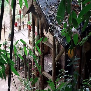 BUILD LOG CABIN in the STORM | How to assemble glass doors for wooden cabins | Mynul Khan