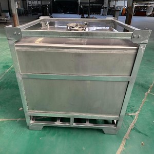 [Hot Item] Customized Intermediate Bulk Container for Paint Chemical Liquid Storage and Transportation Stainless Steel IBC Tank