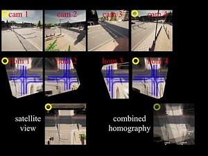 Carla 4 camera 4 point reconstruction in homography (simple model)