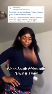 A win is win 🤭🤭 #climatechange #loadshedding | Crtve Development