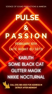 Late Night - Tonight! "Pulse & Passion." | Detroit Rave Scene | Facebook