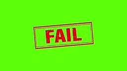 Ilustrasi vintage dengan gagal. Simbol, ilustrasi logo. Gagal pada...