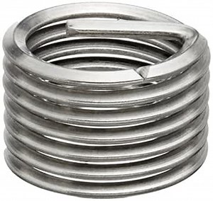 E-Z LOK Coil Threaded Insert for Metal 18-8 Stainless Steel Helical Wire Thread Insert, M16-2.0 Internal Threads, 16mm Length (Pack of 5)