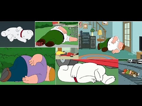 Family Guy but it's only the fall pose 1
