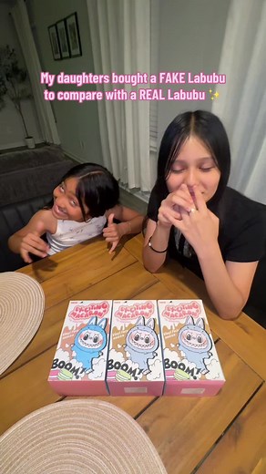 Comparación entre un Labubu Falso y uno Real
