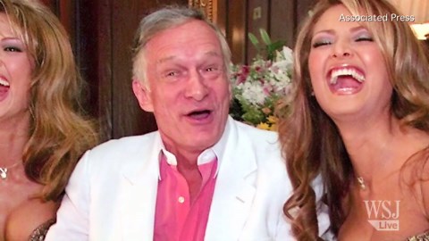 Playboy's Hugh Hefner and Son Talk Succession