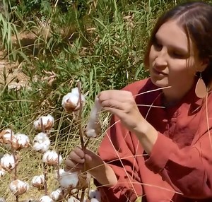 44K views · 294 reactions | Hand Processing Cotton into Beautiful Fabric | Wood Mood | Facebook