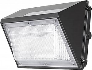 ZJOJO 120W LED Wall Pack Light with Dusk-to-Dawn Photocel, 5000K 14400LM Commerical Security Lighting, 800W-1000W HPS/HID Equiv. 120V Outdoor Lighting Fixtures, IP65 Waterproof Area Lights, ETL Listed