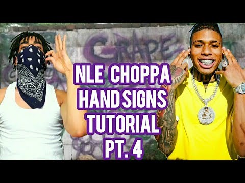 NLE CHOPPA HAND SIGNS TUTORIAL PT. 4 - ADIN ROSS STREAM