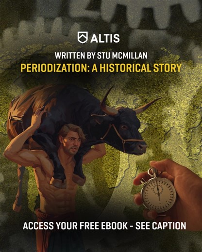 Every planning model began with a coach trying to solve a problem. 🔍 That’s the thread Stu McMillan pulls on in this new eBook - Periodization: A Historical Story. If you don’t know Stu: he’s our CEO at ALTIS, a coach of multiple Olympic and World Championship medalists, and someone who has spent decades studying how athletes adapt and how training ideas evolve. In this eBook, he tells the story of periodization through the problems each era faced: 🐂 Milo lifting a calf that grew heavier every