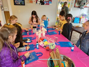 Home Party Solutions partied with Isabelle and her friends as we helped them make custom hand sanitzers and salt scrubs! These girls had a blast creating their own products! Visit our website for all our party package information. Please visit www.homepartysolutions.com or contact us at 508-695-2285 for more information. | Bath Junkie North Attleboro MA | Facebook