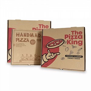 [Hot Item] Wholesales Custom Design Pizza Box with Custom Design The Pizza King