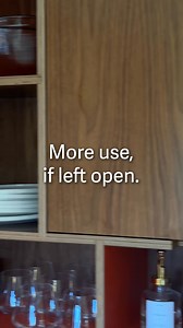 We love opening up a corner cabinet. It makes those deep spaces more usable — easy to reach, easy to see, and a lot more inviting. | Kerf Design