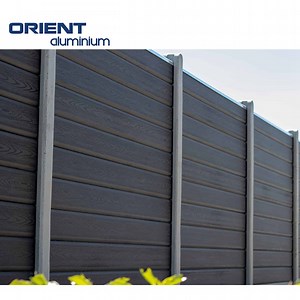 [Hot Item] Outdoor Wood Plastic Composite WPC Privacy Fence Panel Garden Fence Panel
