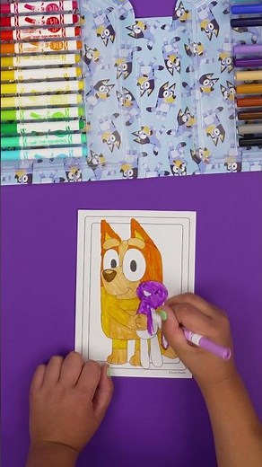 The Crayola Bluey Color & Sticker Kit 💙