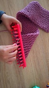 19K views · 187 reactions | Knitting loom for beginners step by step #knitting_loom #scarf #crochet #knitting #handmade #fblifestyle | Knitting loom scarf | Facebook