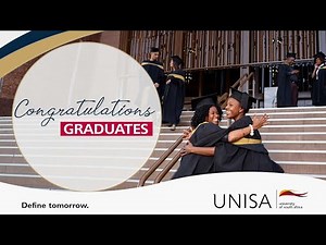 UNISA Spring Graduations (13 October 2022 - 10h00 Ceremony)